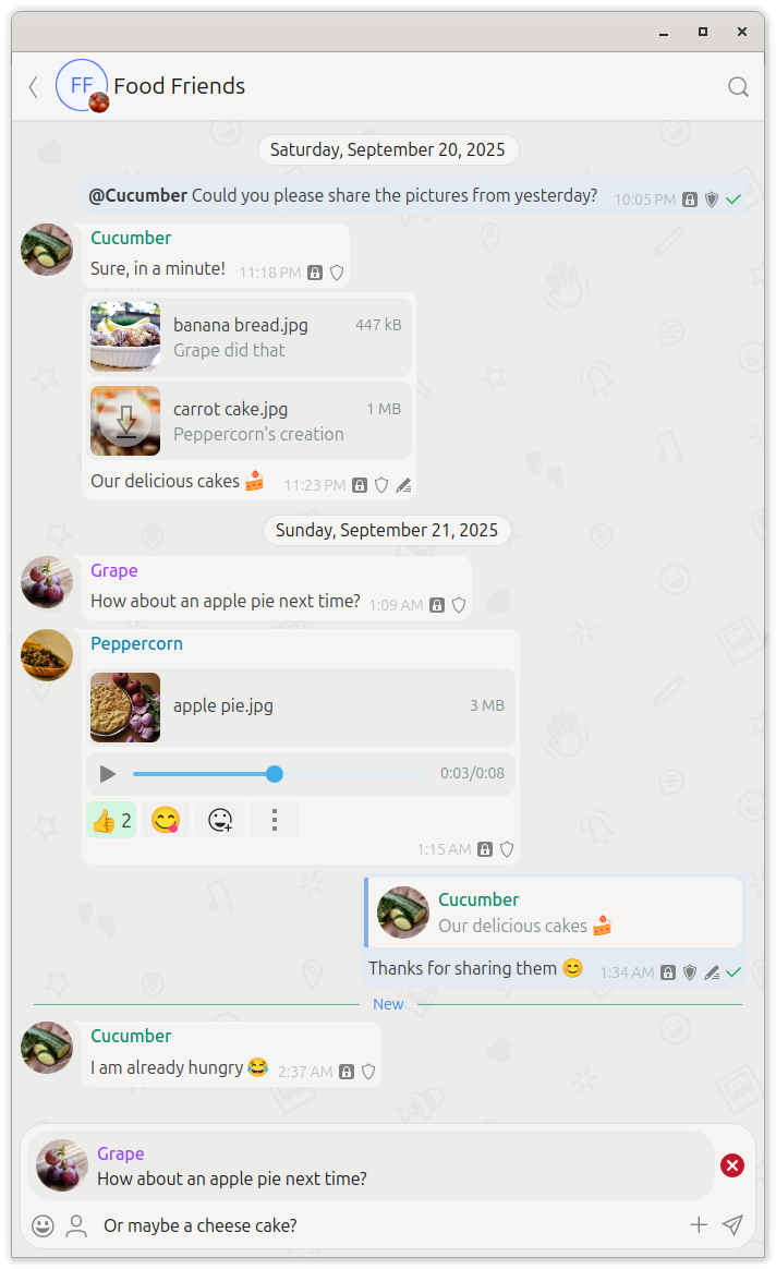 Screenshot of Kaidan